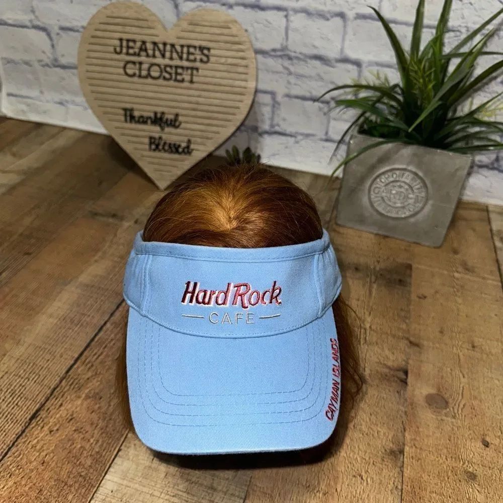 1990s vintage Hard Rock Cafe Cayman Islands visor hat